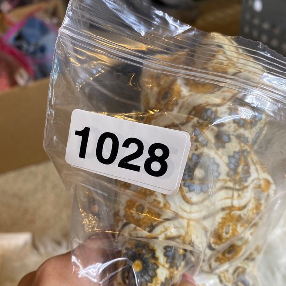 Patrick Robinson for Target V-neck Vintage Print Dress Ruffled Hem Size Large - Picture 12 of 13